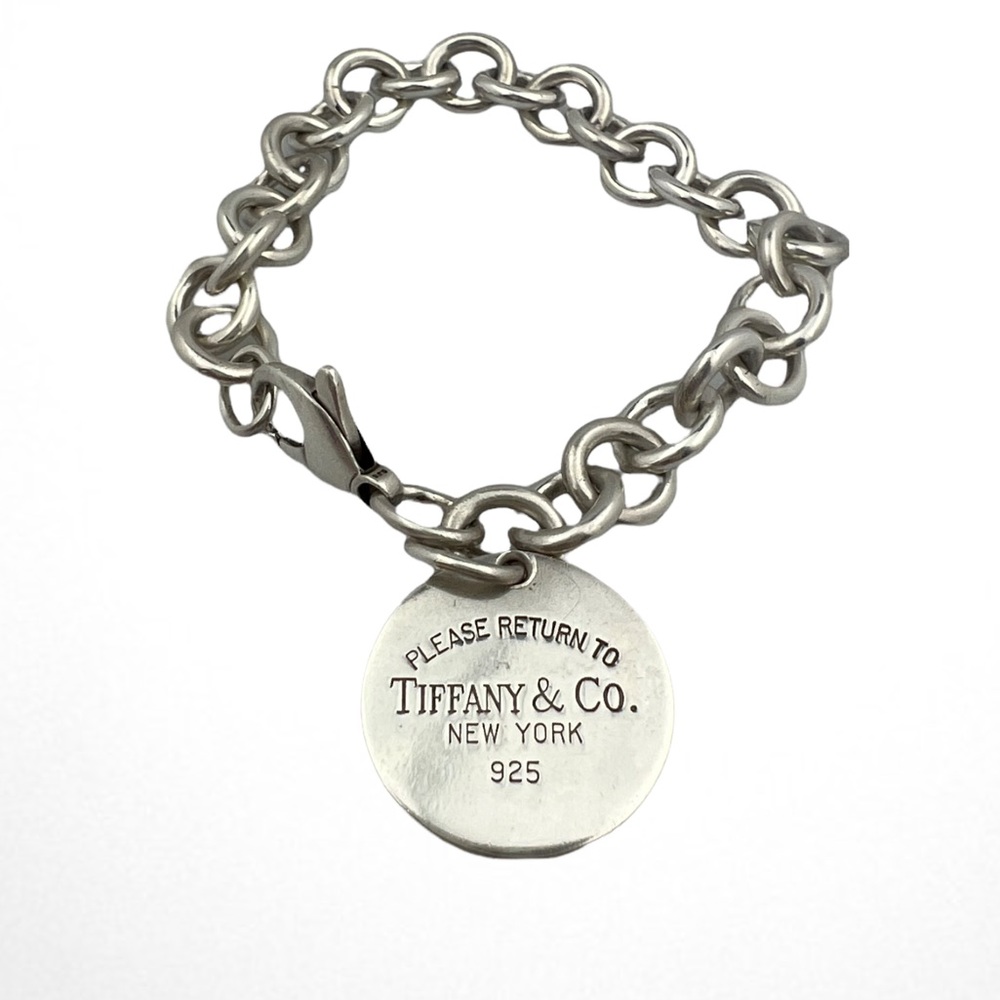 Rare Vintage Tiffany & Co. Return to Tiffany Round Tag Bracelet.
